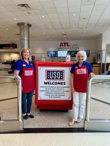 April 20th service project at the USO Hartsfield-Jackson Atlanta Airport