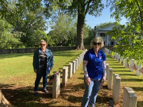 2 Memorial Day Flag Placement, May 27, 2023