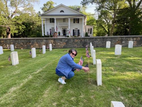1 Memorial Day Flag Placement, May 27, 2023