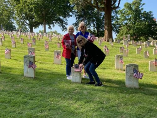 4 Memorial Day Flag Placement, May 27, 2023