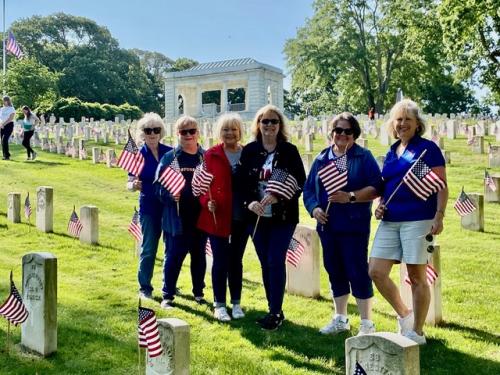 3 Memorial Day Flag Placement, May 27, 2023