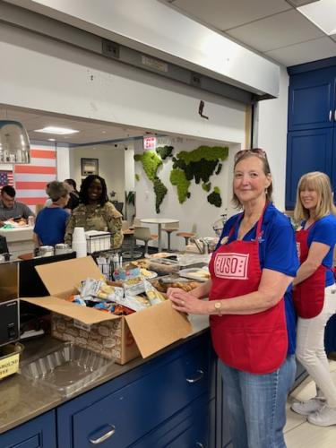 April 20th service project at the USO Hartsfield-Jackson Atlanta Airport