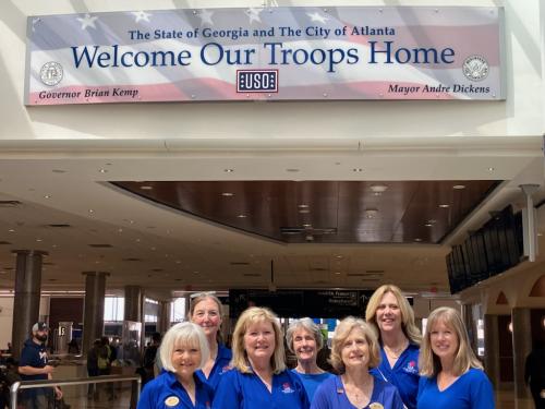 IMG April 20th service project at the USO Hartsfield-Jackson Atlanta Airport